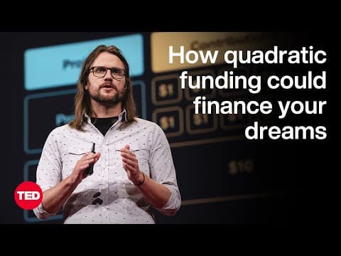 How Quadratic Funding Could Finance Your Dreams | Kevin Owocki | TED thumbnail