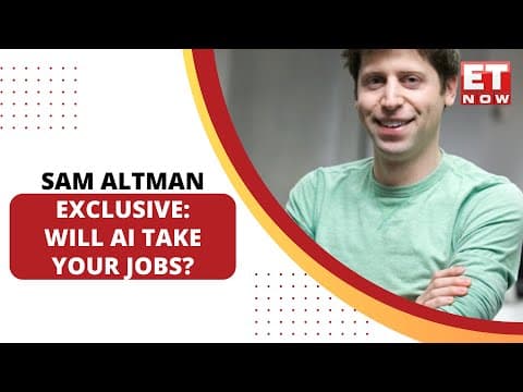 EXCLUSIVE | 'Lot Of Enthusiasm Over ChatGPT From India': OpenAI CEO Sam Altman | ET Now thumbnail