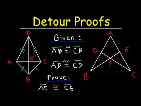 Detour Proofs - Double Triangle Congruence thumbnail