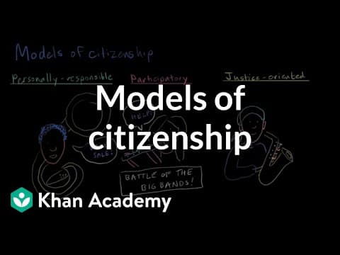 Models of citizenship | Citizenship | High school civics | Khan Academy thumbnail