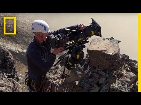 Filming Cliff-Jumping Geese: On Location | Hostile Planet thumbnail