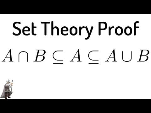 What Is the Proof of Set Intersection and Union Containment? thumbnail