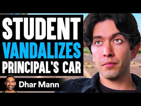 Student VANDALIZES Principal's CAR, He Lives To Regret It | Dhar Mann thumbnail