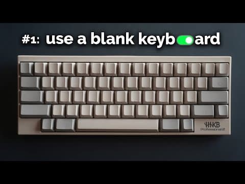 how I learned to type faster passively (100-170wpm) thumbnail