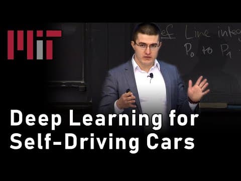 MIT 6.S094: Introduction to Deep Learning and Self-Driving Cars thumbnail