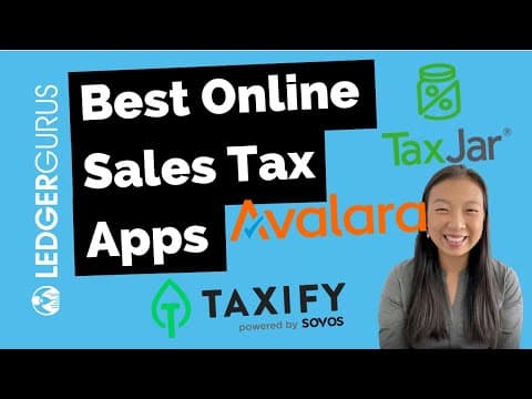 2020 Sales Tax Apps for Online Sellers | Avalara, Taxjar, and Taxify thumbnail