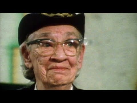 March 6, 1983: Grace Hopper—She taught computers to talk thumbnail