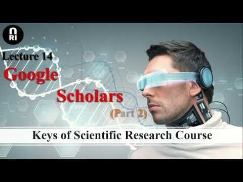 (Lecture (14): Google Scholar (part 2 thumbnail