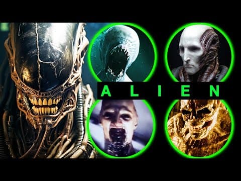 Every Alien Creature From Every Alien Movie Till This Date - Backstories & Physiology - Explored thumbnail