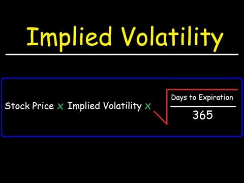 Implied Volatility & Expected Range Using Confidence Levels - Options Trading Concepts thumbnail