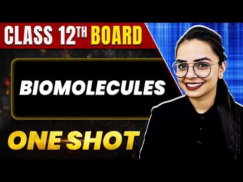 BIOMOLECULES in 1 Shot: All Concept & PYQs Covered | Class 12th Boards | NCERT thumbnail