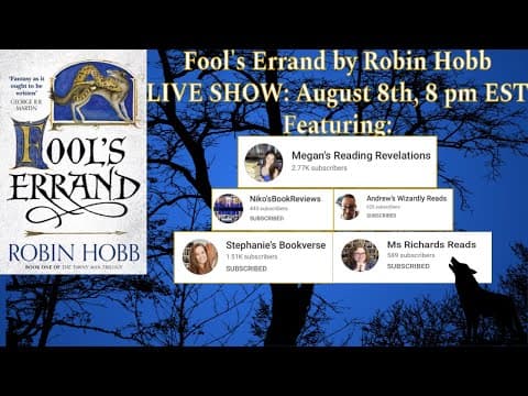 Fool's Errand by Robin Hobb Live Show!!! thumbnail