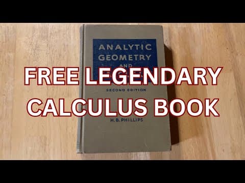 Unearth the Goldmine of Calculus: Direct from MIT's Math Godfather! 💎 "All" Answers Included! thumbnail
