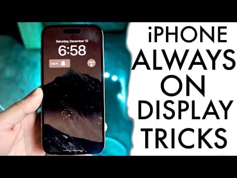 iPhone Always On Display Tricks & Tips! thumbnail