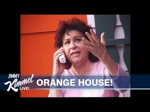 Jimmy Kimmel Pranks Aunt Chippy By Painting Her House thumbnail