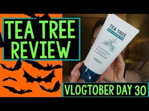 Vlogtober Day 30: SKINFOODS TEA TREE SKIN CARE REVIEW|Dr Dray thumbnail