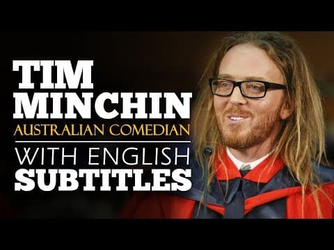 ENGLISH SPEECH | TIM MINCHIN: 9 Life Lessons (English Subtitles) thumbnail