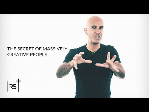 The Secret Of Massively Creative People | Robin Sharma thumbnail