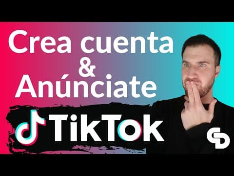 ⚡️Crea tu cuenta publicitaria de TikTok en Español⏰【2025】 thumbnail