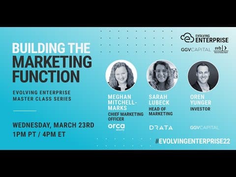 Evolving Enterprise 2022 - Building the Marketing Function thumbnail