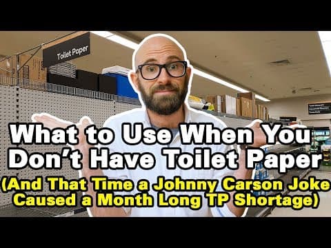 What Did People Use for Wiping Before Toilet Paper? thumbnail