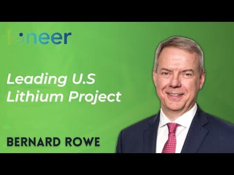 Ioneer: A Leading U.S Lithium Project For The EV Revolution thumbnail