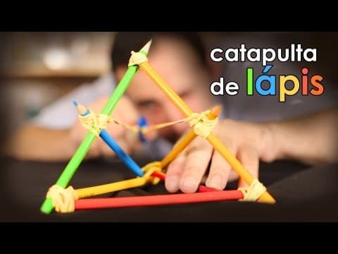 Como Fazer uma Catapulta de Lápis Passo a Passo thumbnail
