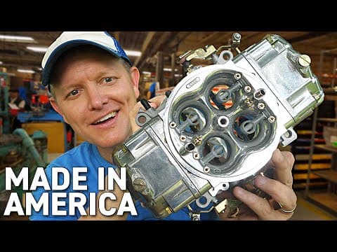 How Carburetors are Made (Basically Magic) - Holley Factory Tour | Smarter Every Day 261 thumbnail