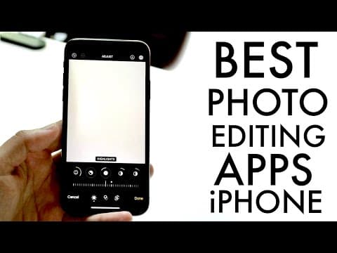 Best FREE Photo Editing Apps For iPhone! (2022) thumbnail