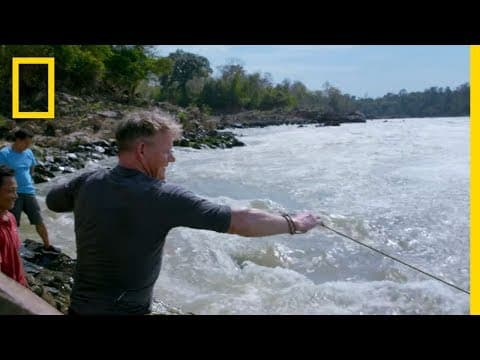 Gordon Ramsay Goes Cast Net Fishing in Laos | Gordon Ramsay: Uncharted thumbnail