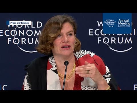 Press Conference: The New Economics of Water - Launch of Global Commission | Davos | #WEF22 thumbnail