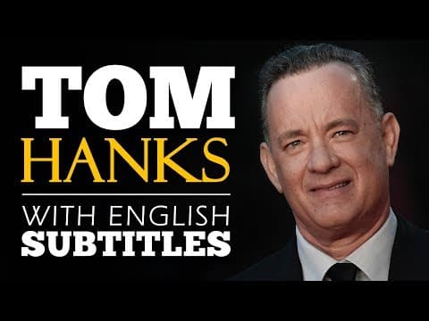 ENGLISH SPEECH | TOM HANKS: Fear or Faith? (English Subtitles) thumbnail