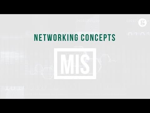 Networking Concepts thumbnail