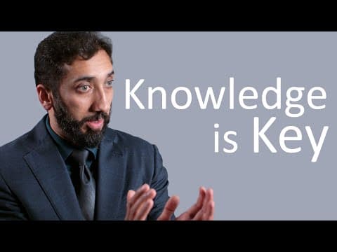 Knowledge is Key - Nouman Ali Khan - Malaysia Tour 2015 thumbnail
