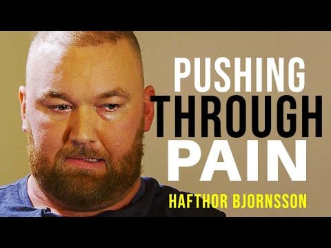 Worlds Strongest Man Hafthor Bjornsson - The Importance of Finding your PURPOSE thumbnail
