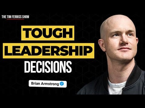 Behind the Scenes of Tough Leadership Decisions: Brian Armstrong, CEO of Coinbase thumbnail