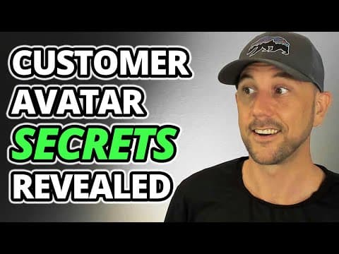 Customer Avatar Tutorial & Worksheets - 100% Free Course! thumbnail
