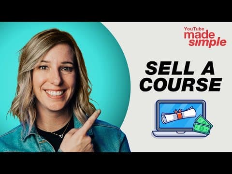 How to Sell a Course that People actually want! (Step-by-Step Tutorial) thumbnail