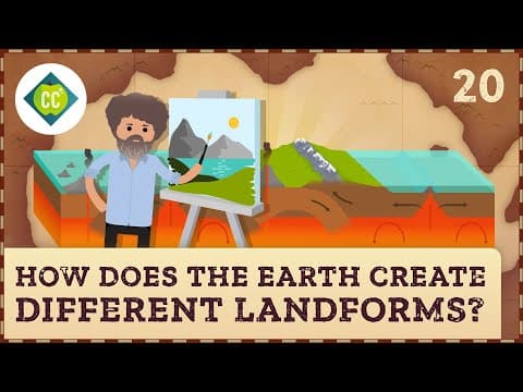 How Does the Earth Create Different Landforms? Crash Course Geography #20 thumbnail