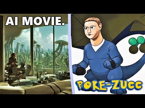 AI Generated Movie uses Stable Diffusion, New Music AI SOON & NEW Text to Pokemon AI! - AI NEWS thumbnail