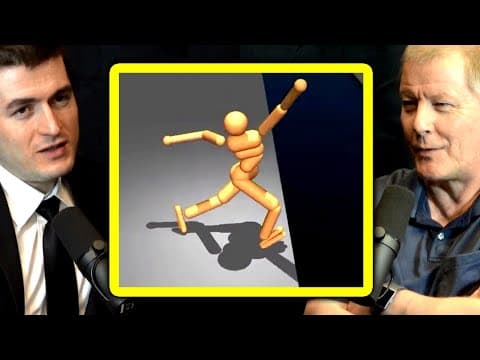 Robots learning to walk | Risto Miikkulainen and Lex Fridman thumbnail