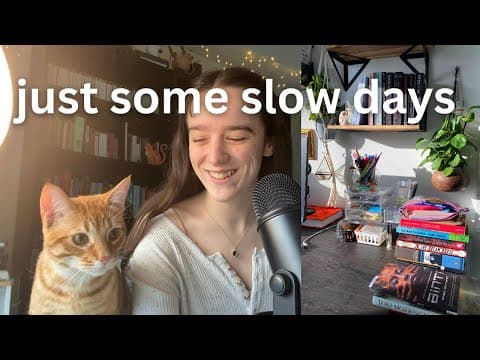 a very mundane vlog | finding productivity & days at home thumbnail