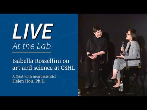 Isabella Rossellini Discusses Art, Science, and Emotion thumbnail