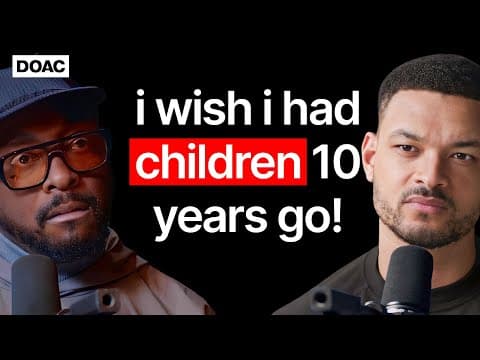 will.i.am Opens Up: Depression, Creativity & ADHD! thumbnail