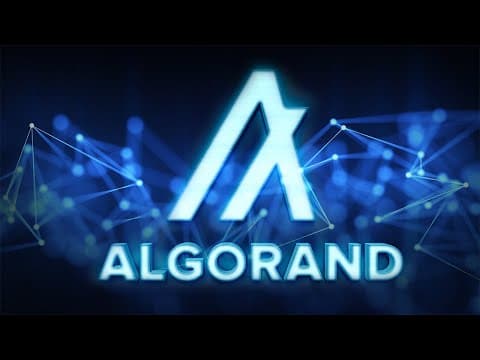 Что такое Algorand? Обзор ALGO с анимацией thumbnail