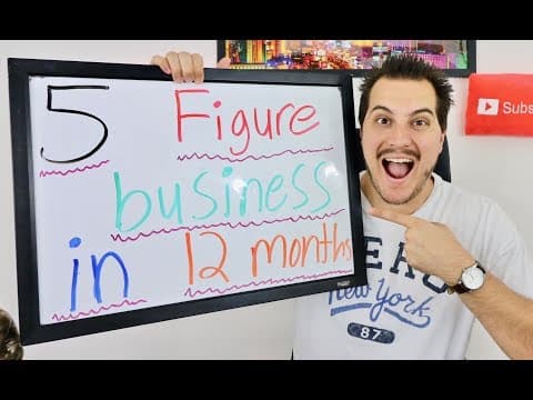 How I built a 5 Figure Business in less than 12 months! **How to Start a Business** thumbnail