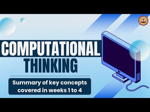 What Are Key Concepts in Weeks 1-4 of Course? thumbnail