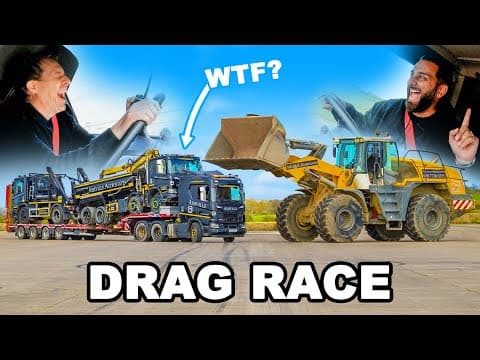 What Happens When a Truck Races a Loader Shovel? thumbnail
