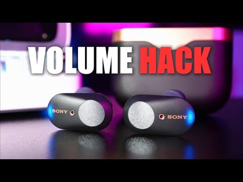 Sony WF-1000XM3 VOLUME HACK - Instantly Make Your XM3 LOUDER thumbnail
