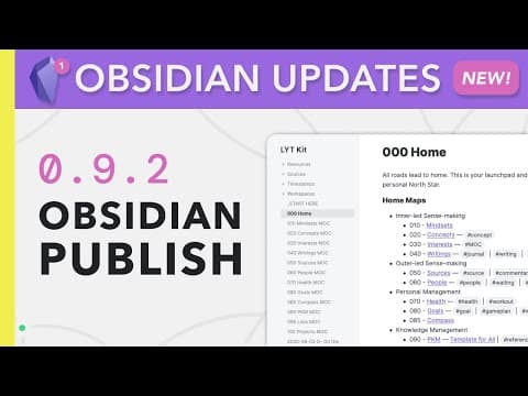 Obsidian Publish — The World is Your Oyster thumbnail